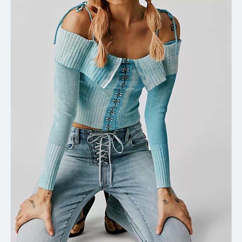 House of Sunny Sunfade knit top